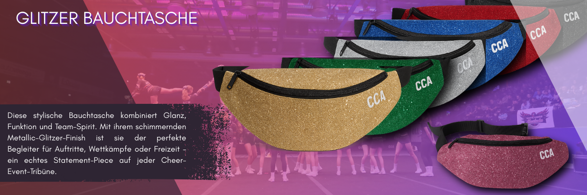 Glitzer Bauchtaschen